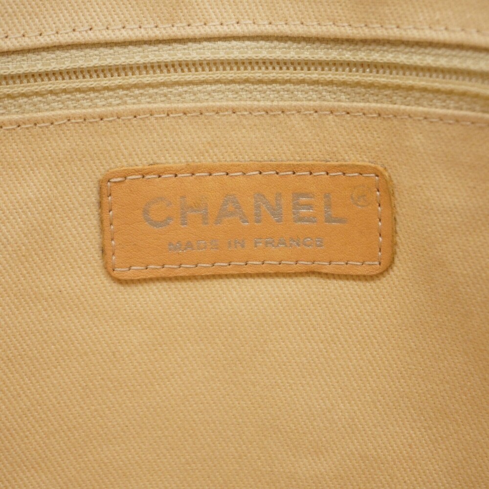 Chanel Cruise Line Tote Bag, Denim Blue Beige, Women's - Picture 5 of 13